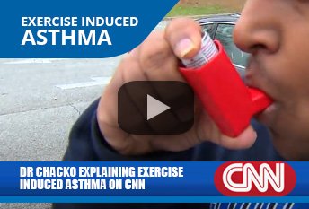 CNN interview with Dr. Chacko about exercise induced asthma
