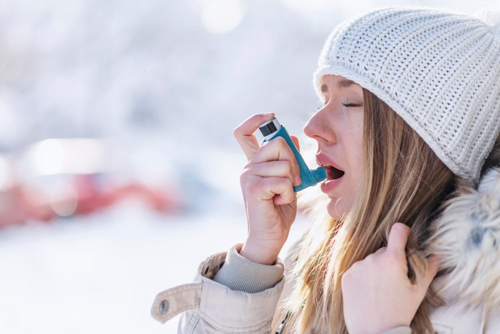 Causes of asthma in Atlanta cold weather.